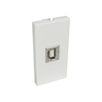 25mm Snap in USB Type B Module - No soldering