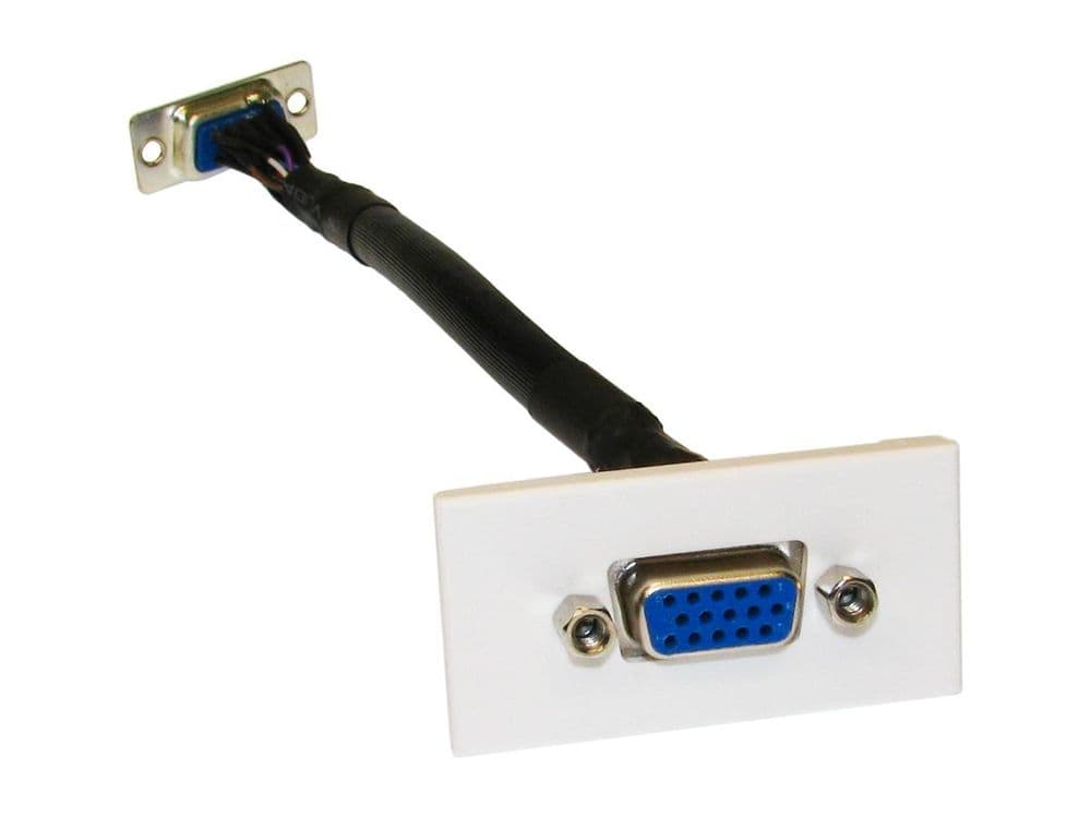 25mm Snap in VGA Module for Modular Wall Plate | Cables4all