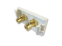 25mm Speaker Banana Plug Module for Modular Wall Plates | Cables4all