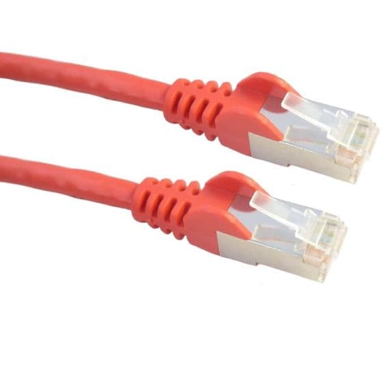 RED CAT6 Ethernet Cable - CAT6 RED FTP Pure Copper Network Cable | Patch Cable | Cables4all