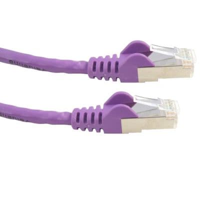 2m Ethernet Cable - CAT6 Purple FTP Pure Copper Network Cable