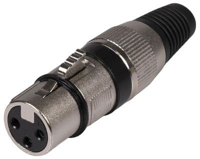 3 Pin Female XLR Cable Plug