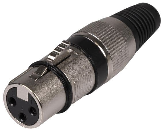 3 Pin Female XLR Cable Connector | Microphone Socket