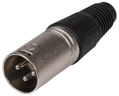 3 Pin Male XLR Cable Plug