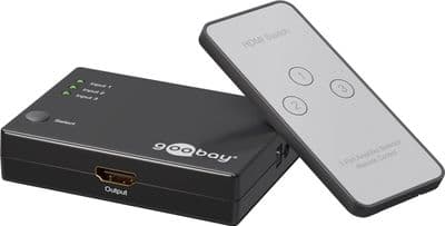 3 Port HDMI Switch With Remote Control
