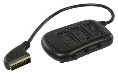 3 Port Scart Switch - Lightweight Design
