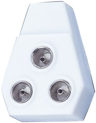 3 Port TV Aerial Splitter - TV Aerial Male to 3x Female | Cables 4 ALL