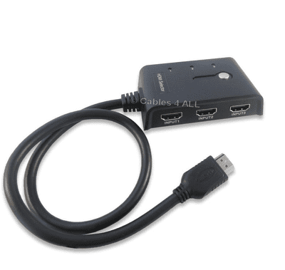 3-Way Automatic / Manual HDMI Switch - 1080p