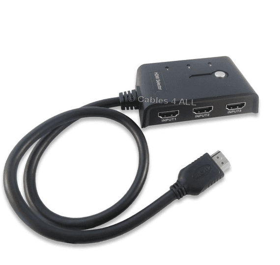 3-Way Automatic / Manual HDMI Switch - 1080p