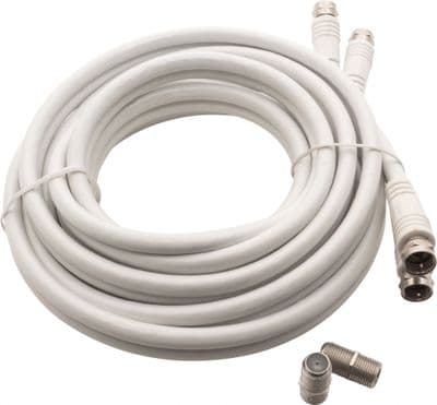 3m RG6 Twin Satellite Extension Cable (Kit)