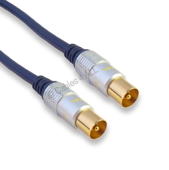 3mTv Aerial Lead - High Quality Cable Gold plated connectors | Cables4all