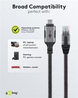 3m USB  C to Network Cable  -  USB C to RJ45 Ethernet Adapter cable | Cables 4 ALL