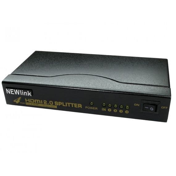4 Port 4k HDMI Splitter (4k@60Hz) |  Cables 4 ALL