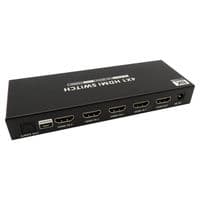 HDMI  Switch 4 Port – 4 In 1 Out, 8K 60Hz Ultra HD with Remote | Cables 4 ALL