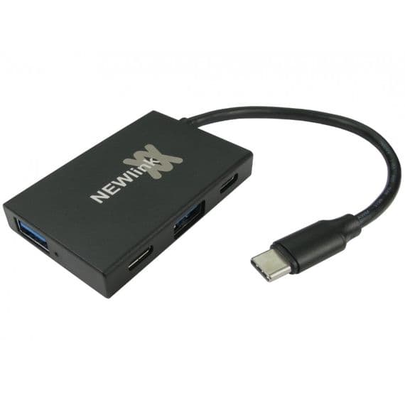 4 Port USB 3.1 Type C Hub (Backwards Compatible) | Cables 4 ALL