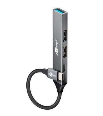 4 Port USB  Hub - Type C to 2x USB A / 2x USB C