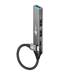 3 Port USB 3.0 Hub With SD Card Reader - Type C to 3x USB A (USB 3.0) | Cables 4 ALL