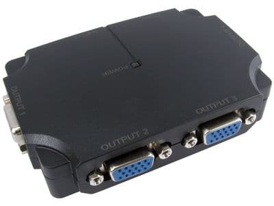 4 Port VGA Splitter - 1 VGA to 4 Displays
