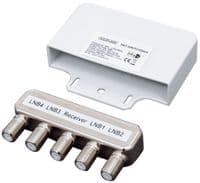 4 Way DiSEqC Switch - 4 LNB's or Satellite Dishes to one Satellite Receiver | Cables 4 ALL