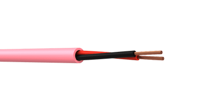 50m Pink High Performance Speaker Cable - Low Smoke No Halogen