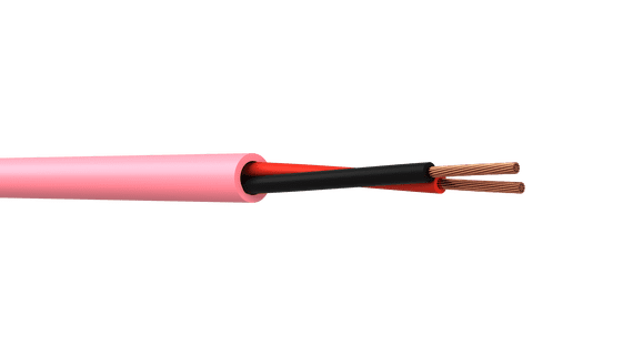 50m Pink High Performance Speaker Cable - Low Smoke Zero Halogen Speaker Wire | Cables4all