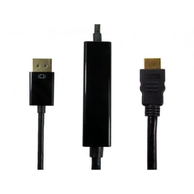 5m 4k DisplayPort Male to HDMI Male Cable