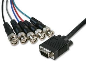 5m VGA Male to 5x BNC Cable