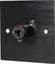 6.35mm Jack  Metal Wall Plate - Black 1/4 Jack Faceplate | Cables 4 ALL