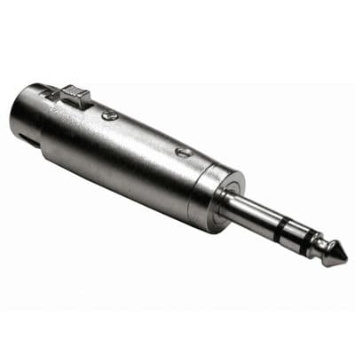 6.35mm Male to XLR Female Adapter
