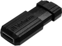 64GB USB 2.0 Flash Drive  - Verbatim Pinstripe Black | Cables 4 ALL