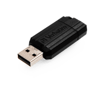64GB USB 2.0 Flash Drive  - Verbatim Pinstripe Black | Cables 4 ALL