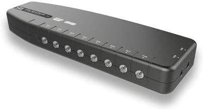 8 Way TV Aerial Splitter / Booster - Amplified