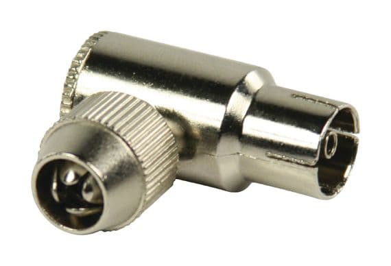 90 Degree Right Angled Female TV Aerial Connector | Cables4all