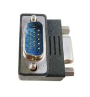 90 Degree VGA Male to Female Coupler | VGA Adapter | Cables4all