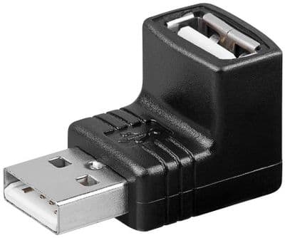 Angled 90 degree USB Adapter Plug