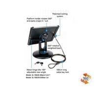 Anti Theft iPad Desk Mount for iPad Air / Pro 9.7 | Cables 4 ALL