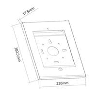 Anti-Theft iPad PRO 12.9 Wall Mount / Enclosure (White) | Cables4all