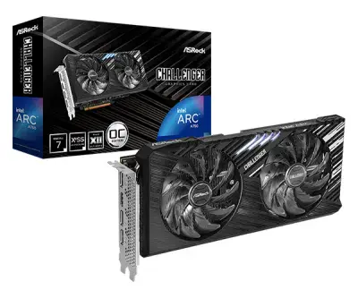 Asrock Intel ARC A750 Challenger SE 8GB OC, 8GB DDR6, Graphics Card