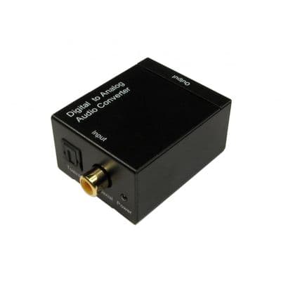 Audio Converter - Coaxial / Optical to Twin RCA