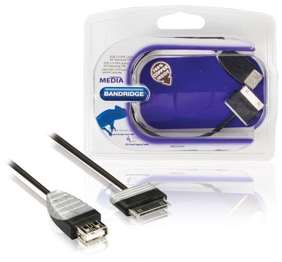 Bandridge Samsung Tab 30 Pin OTG Cable | Cables4all