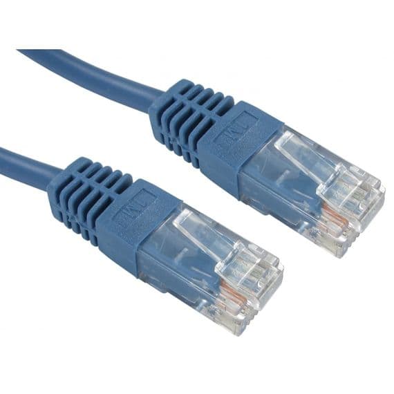 Blue 10m Ethernet Cable - CAT5e Network Cable | Cables 4 ALL