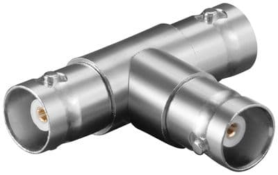 BNC T Shaped Female Adapter