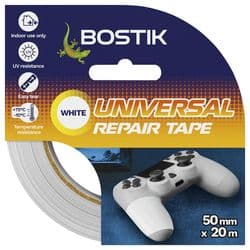 50mm x 20m Universal Gaffer Repair Tape, White | Cables 4 ALL