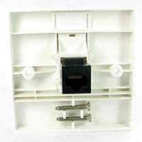 CAT5e / CAT6 Nework Wall Plate - Easy Connect (White) | Cables 4 ALL