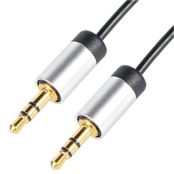 Aluminium Series 3m 3.5mm Jack Audio Cable | Aluminium Jack Plugs | Cables4all