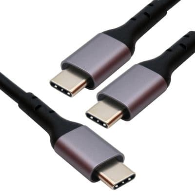 Dual USB C  Charging Cable - Twin USB C 2 into 1 Charge Cable