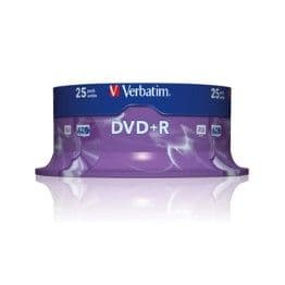 DVD+R Verbatim 16x 4.7GB (25 Tub)