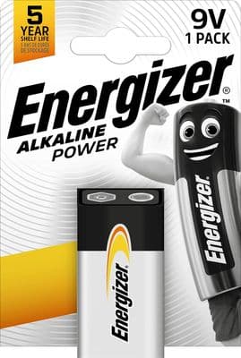 Energizer 9V Alkaline Battery