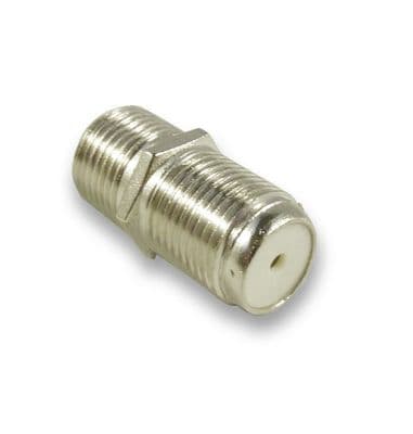F Connection Satellite / TV Aerial Coupler / Adapter