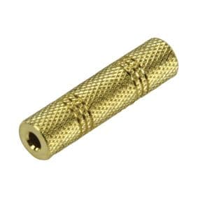 Gold Plated 3.5mm Jack Female Coupler (Stereo)